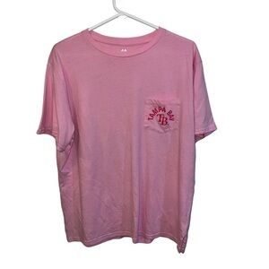 Tampa Bay Rays Majestic Pink Short Sleeve Tee XL
